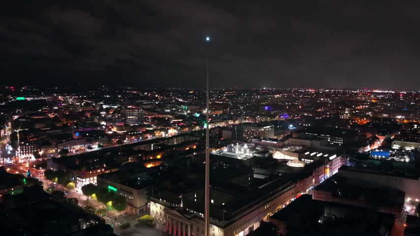 Rising 4K 30FPS aerial video of O