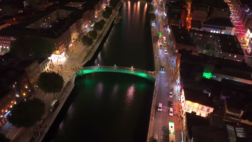Overhead 4K 30FPS aerial video of the Ha