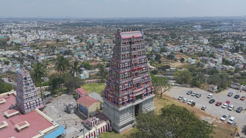 Traditional Hindu Temple in Tamil Nadu, India