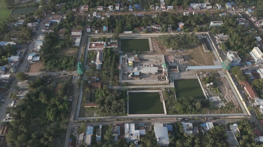 Traditional Hindu Temple in Kumbakonam, Tamil Nadu, India