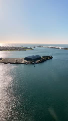 Nobbys heat to Newcastle city downtown Hunter river waterfront urban development.