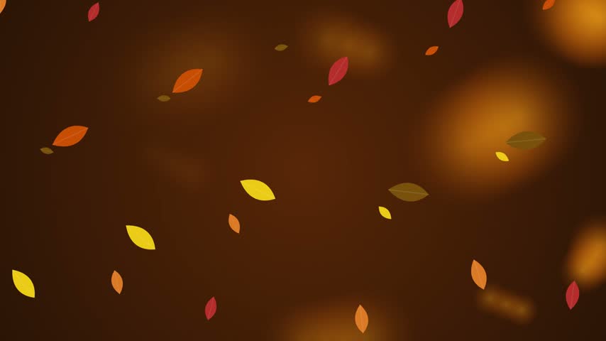 Abstract Autumn Bokeh Drift Animation with Warm Golden Lights and Soft Floating Particles
