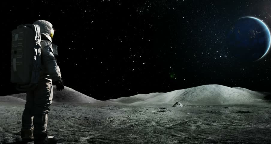 Moon, Galassia, Spazio, Luna, Earth, Pianeti, Stars