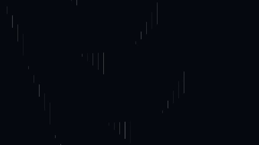 Space shuttle technology spacecraft launching upward with burning rocket booster flames and smoke clouds in flat 2D vector animation on dark space background