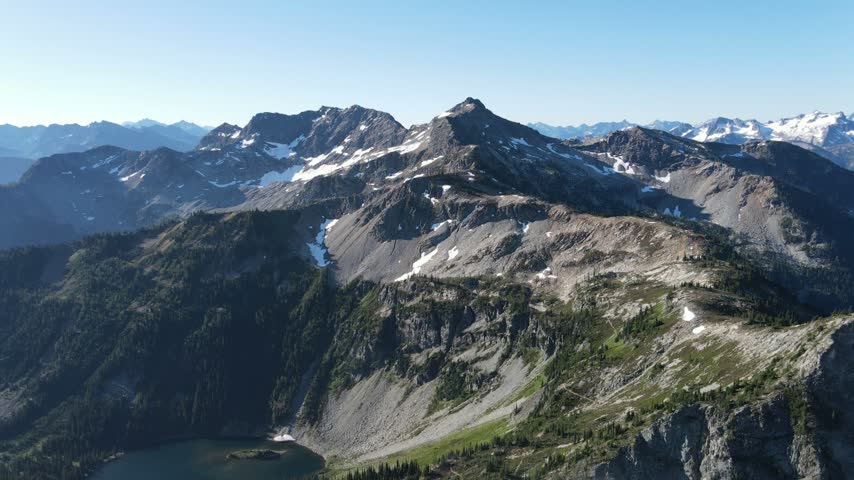 overlooking the whole north cascades