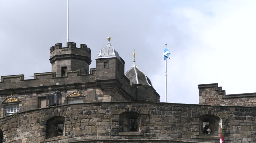 Edinburgh Castle in Scotland, United Kingdom