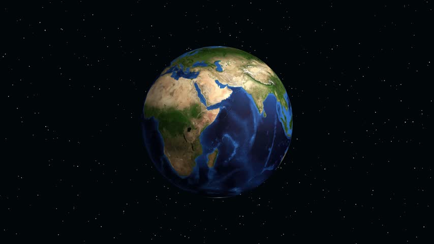 Digital globe rotates and zooms into Australia, highlighting Perth with a red location pin