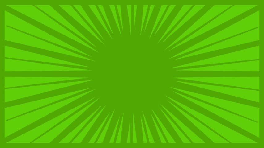 Animated radial comic book style background for graphic design projects.