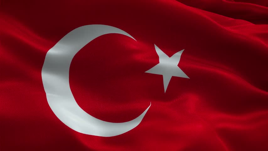 The Red and White Flag of Turkey