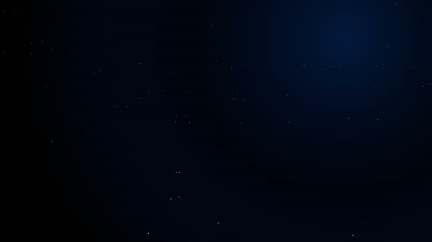 A dark blue night sky filled with scattered bright stars, creating a minimalist celestial background for cosmic or astronomical themes.