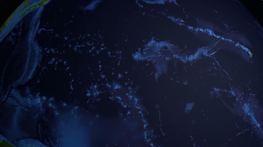 An airplane flies across a satellite map from Barcelona, Spain, to Singapore over land
