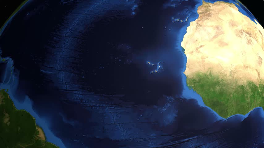 Satellite view animation follows a commercial airplane flying from Barcelona across Eurasia to Tokyo