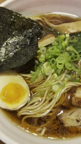Bowl of ramen at a restaurant 