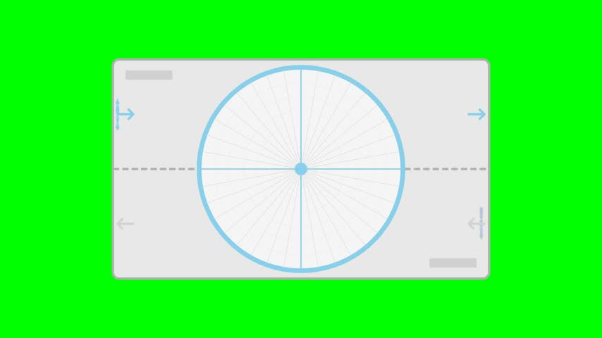 A 2D vector animation of a DOAS enthalpy wheel in off-white and sky blue. Features a rotating desiccant wheel and crossing airflow streams on a chroma green background.