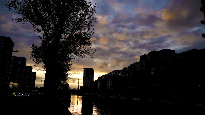 Time-lapse in The Hague, Netherlands