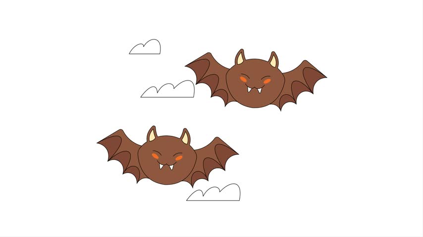 Bats Video  Animation Mp4 File
