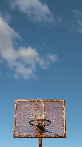 Basketball Hoop at a Street Playground