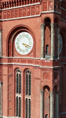 City Hall In Berlin In Germany. Old City Landscape. Downtown District. Medieval Buildings. City Hall In Berlin In Germany. Vacations Travel. Beautiful Skyline.