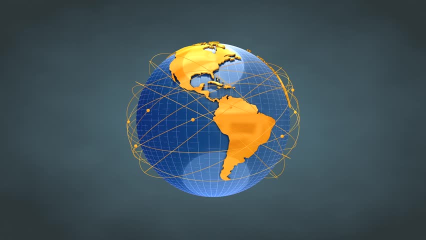 Concept animation, Worldwide network.