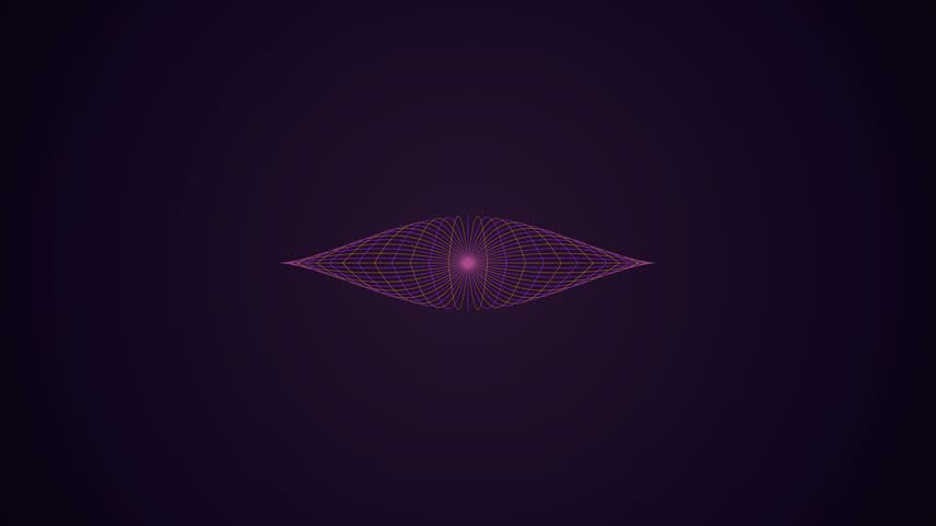 Abstract digital shark illustration with geometric lines on dark background.