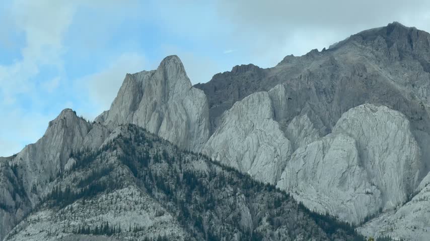 A sweeping view of the Banff National Park