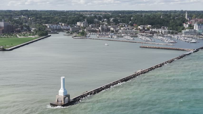 The Lake Michigan coastal city of Port Washington, Wisconsin