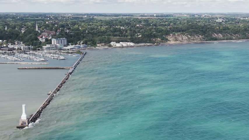 The Lake Michigan coastal city of Port Washington, Wisconsin