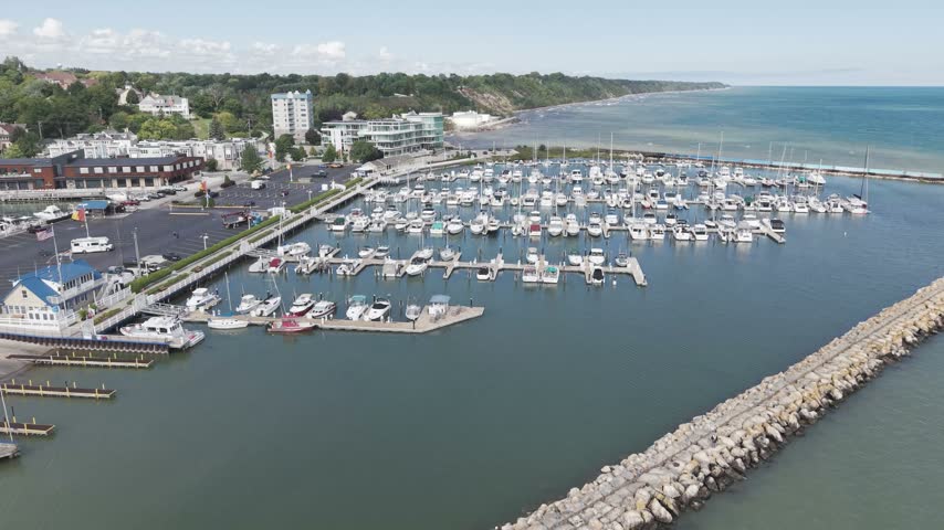 The Lake Michigan coastal city of Port Washington, Wisconsin