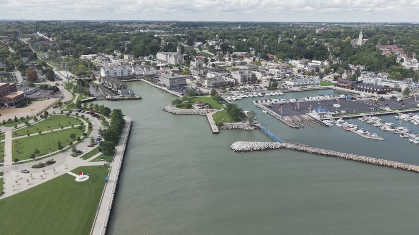 The Lake Michigan coastal city of Port Washington, Wisconsin