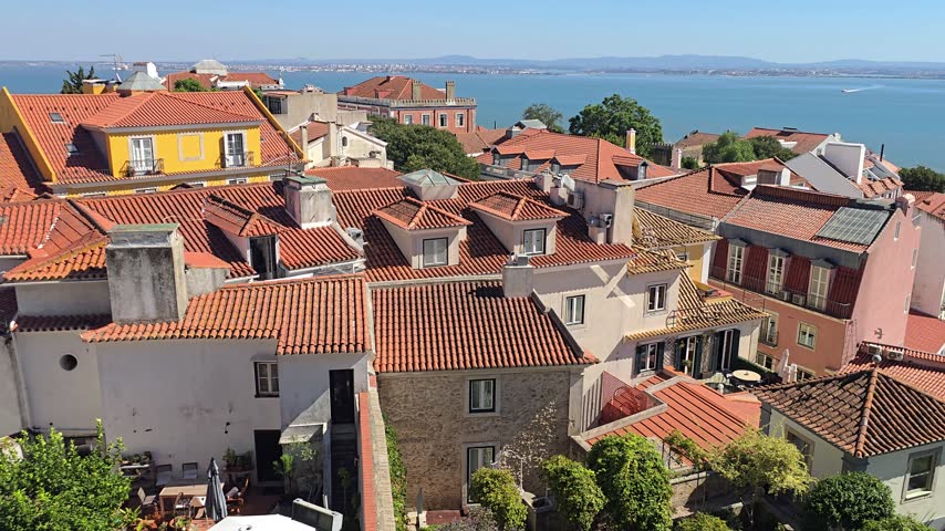 Aerial view of Lisbon, Portugal