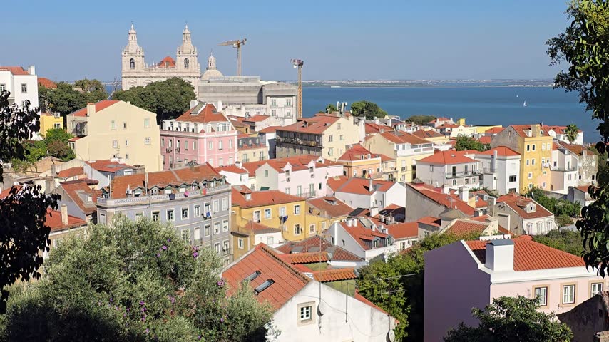 Aerial view of Lisbon, Portugal