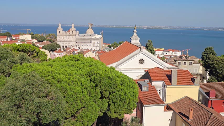 Aerial view of Lisbon, Portugal