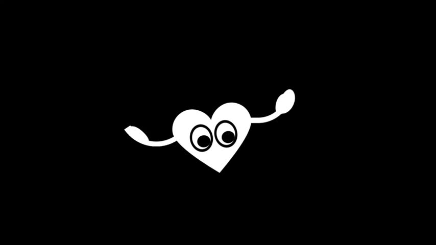 Vidio vector illustration of a cute love