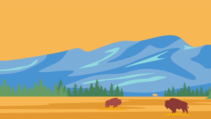 Views of the mountains and expansive skies in Grand Teton National Park
