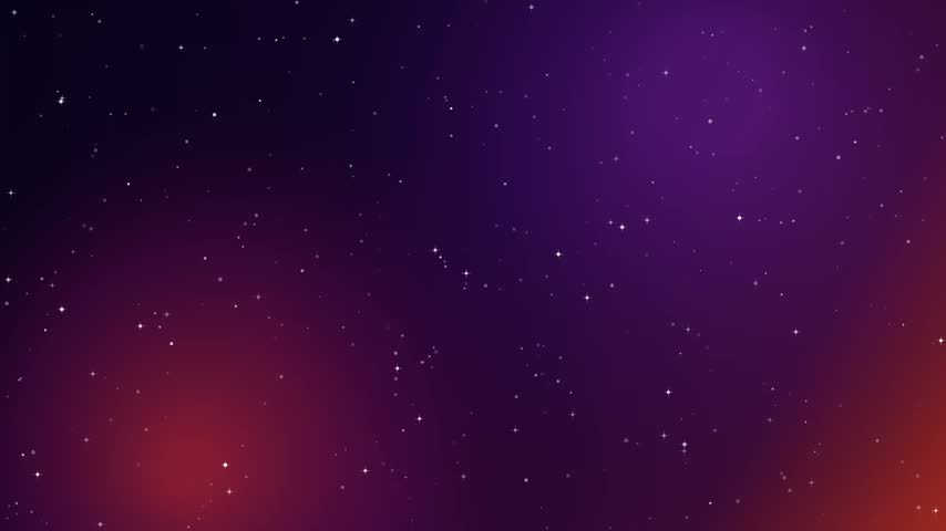 Shooting star streaks across starry night sky with purple and red nebula.