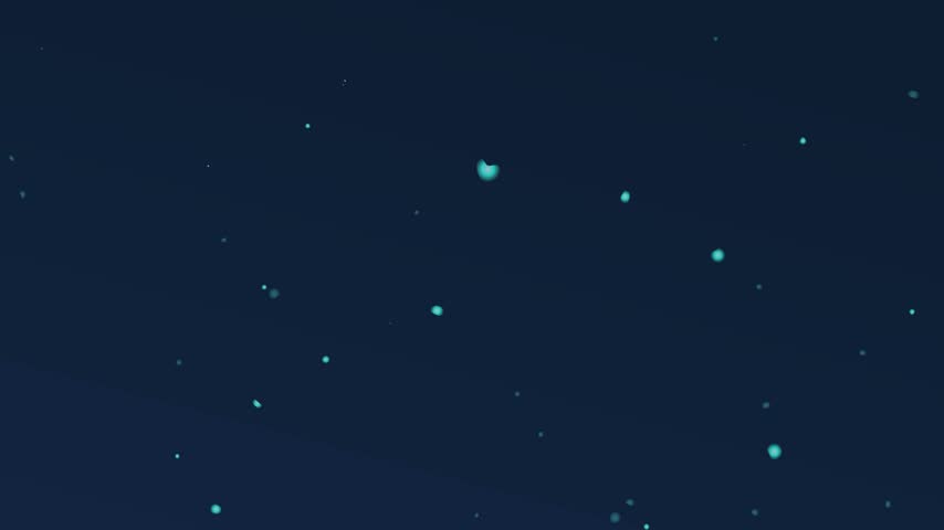Shining starry sky stars on blue background