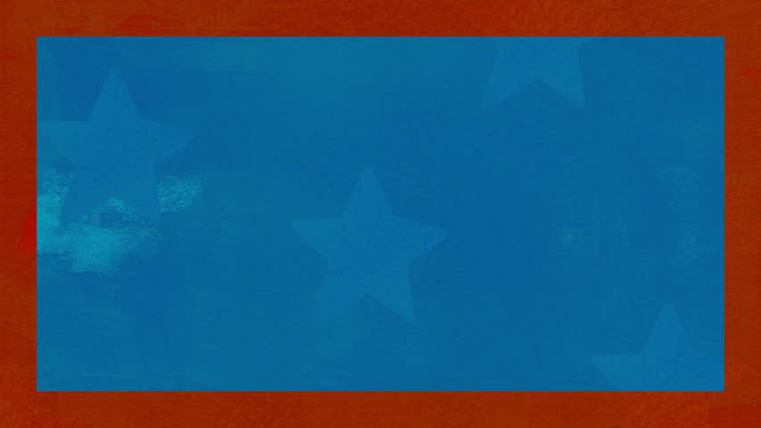 Montana Election Map Animation on Blue Background.