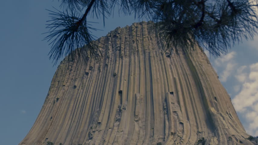 A Scenic View Of Devils Tower In Wyoming.