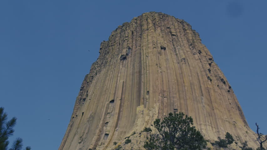 A Scenic View Of Devils Tower In Wyoming.