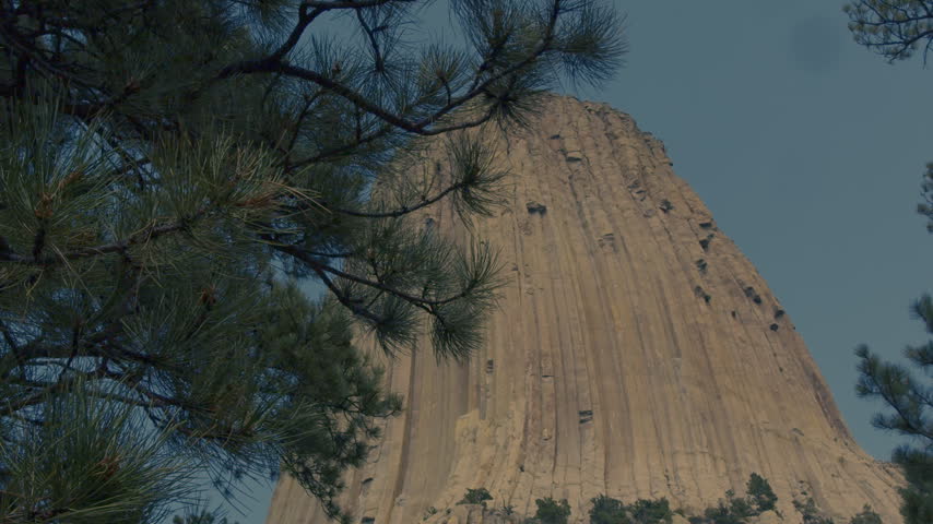 A Scenic View Of Devils Tower In Wyoming.