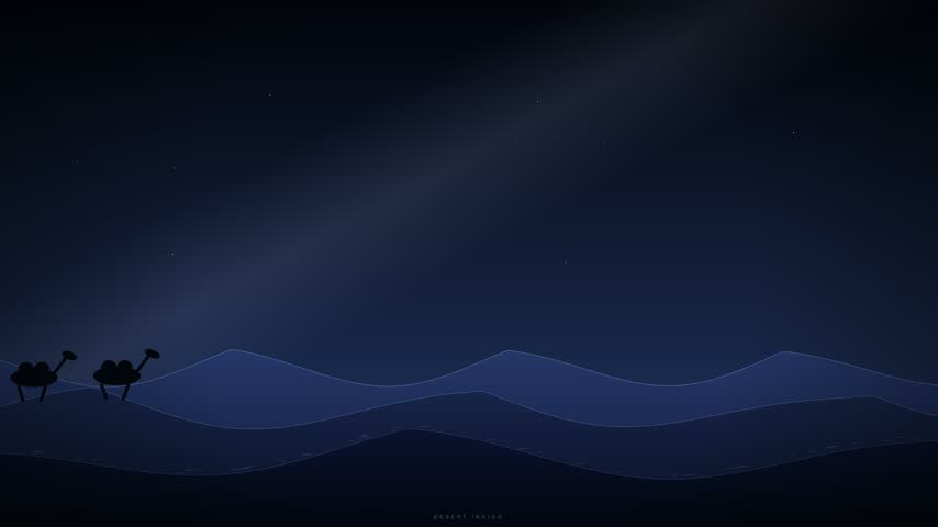 Desert Starlight Dunes Loop with Milky Way over Moonlit Sand