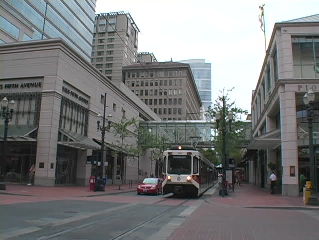 the MAX in Portland