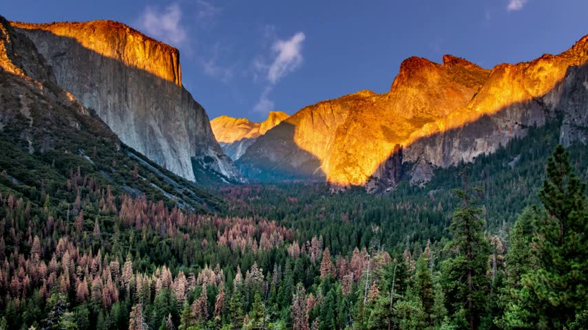 Half Dome in the Yosemite National Park landscape.half dome mountain in yosemite national park in california