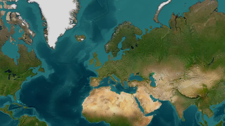 Belgium Map Animation with National Flag and Border, 4K European Motion Graphics