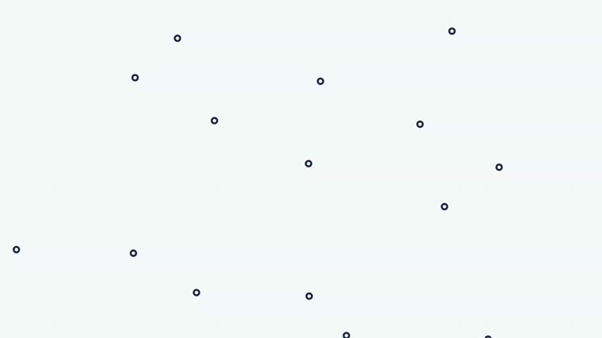 2D vector animation of a green pine Christmas wreath forming in a circle with berries and a red bow ribbon, with Season