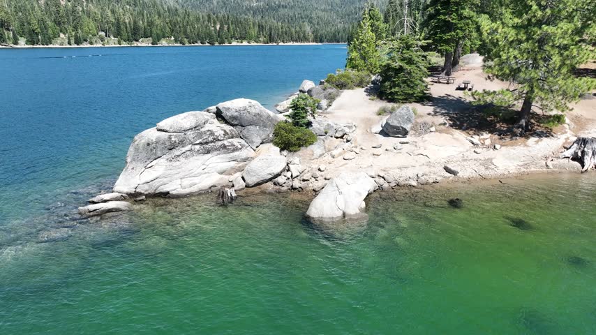Blue Water Lake in Northern California
