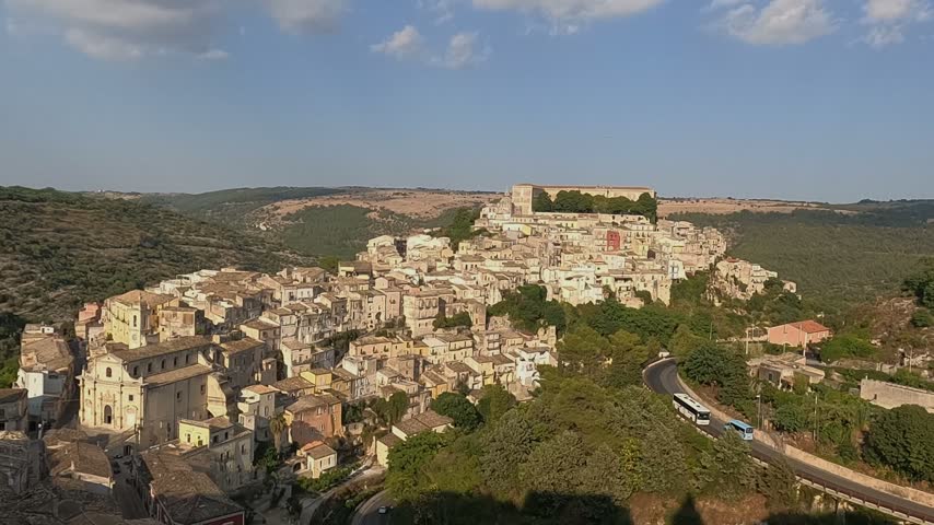 Ragusa Ibla in Sicily. Historic center called Ibla builded in late Baroque Style
