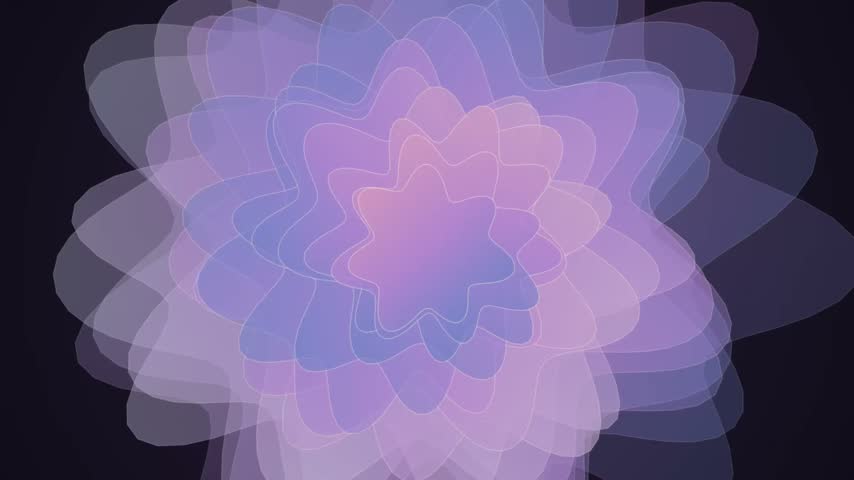 Abstract purple flower geometric mandala vector illustration