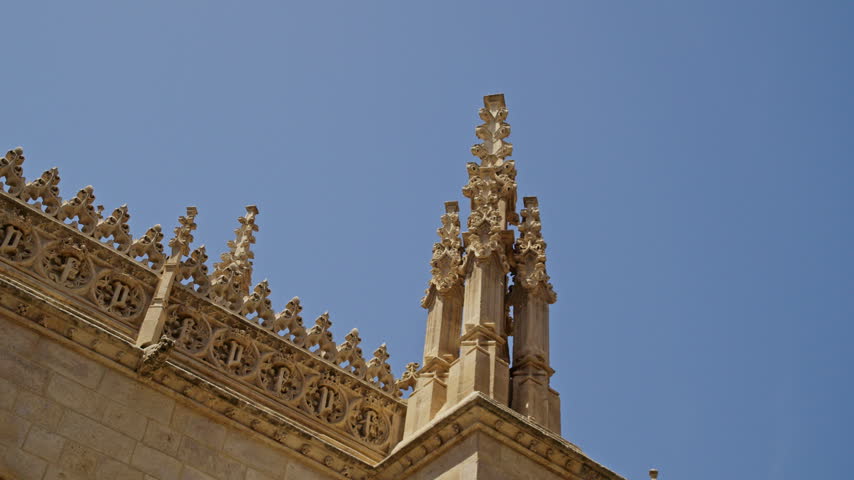 Towers of Granada Cathedral, Andalusia, Spain