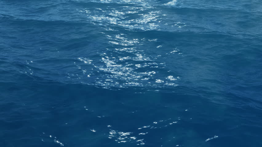Deep blue sea waves  - HD 1080p resolution seamless loop